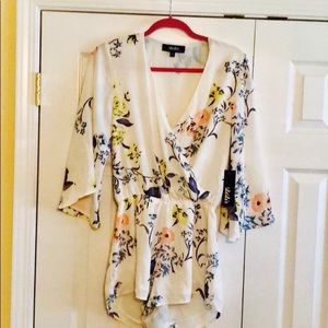 New! Floral print Romper